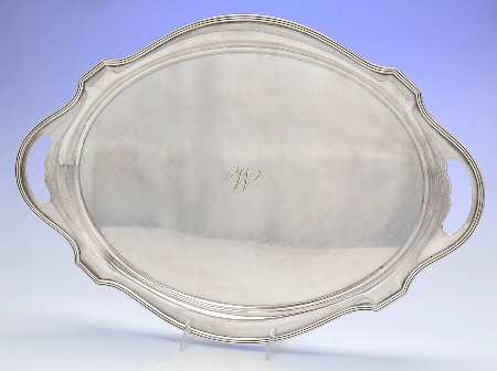 Plymouth-Large (Sterling, Hollowware) 20" Waiter Tray