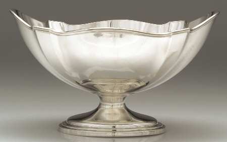 Plymouth-Large (Sterling, Hollowware) Small Sterling Centerpiece