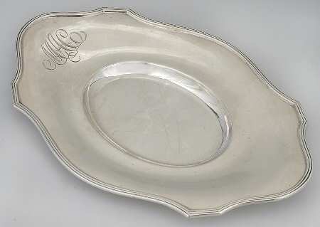 Plymouth-Large (Sterling, Hollowware) Underplate for Gravy Boat
