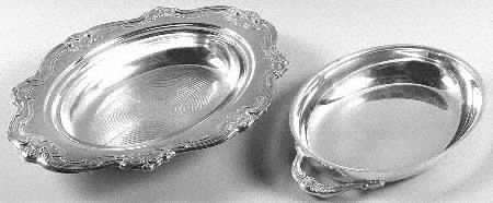 Chantilly (Silverplate, Hollowware, Older) Plated Double Vegetable Bowl with Liner
