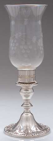 Chantilly (Silverplate, Hollowware, Older) Weighted Hurricane Lamp & Globe
