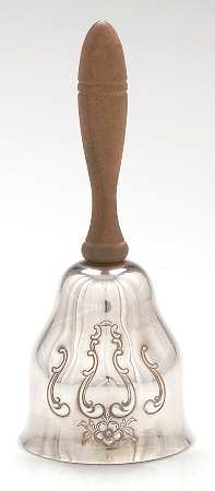 Chantilly (Silverplate, Hollowware, Older) Bell with Wood Handle