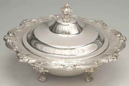 Chantilly (Silverplate, Hollowware, Older) Silverplate Round Covered Casserole