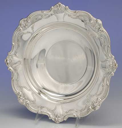 Chantilly (Silverplate, Hollowware, Older) Round Silverplate Vegetable Bowl