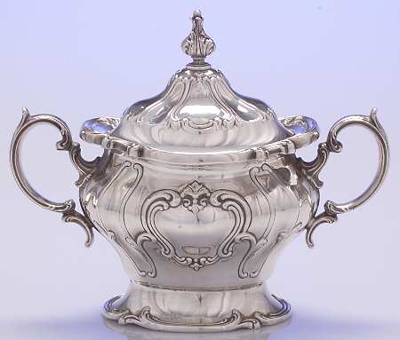 Chantilly (Silverplate, Hollowware, Older) Sugar Bowl & Lid