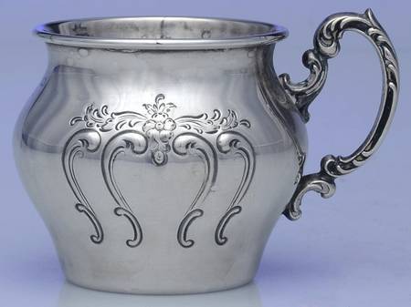 Chantilly (Silverplate, Hollowware, Older) Silverplate Baby Cup