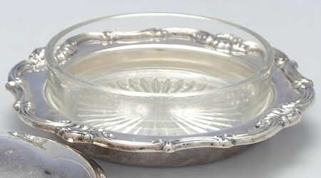 Strasbourg (Silverplate, Hollowware) Round Butter No Lid