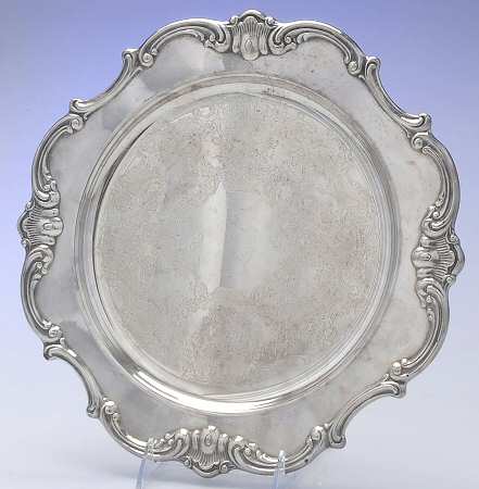 Strasbourg (Silverplate, Hollowware) 12" Round Tray
