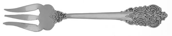 Baroque (Silverplate) Individual Cake Fork by Godinger