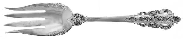 Baroque (Silverplate) Solid Serving Fork