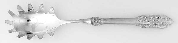Baroque (Silverplate) Pasta Server with Silverplate Bowl