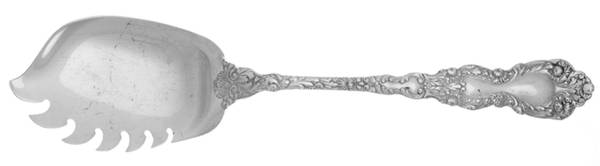 Imperial Chrysanthemum (Silverplate, 1977) Solid Macaroni Server