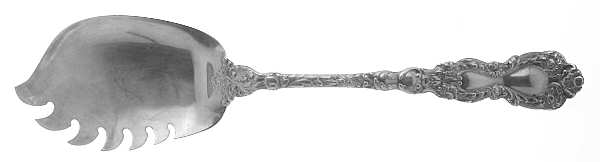 Imperial Chrysanthemum (Silverplate, 1977) Solid Macaroni Server