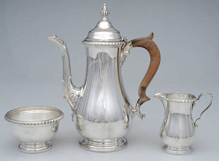 Kensington (Sterling Hollowware) 3 Pc Demi Set-(SCPM, SCRM, SSUOM)