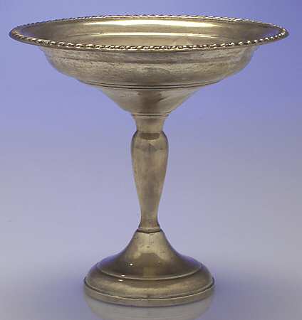 Kensington (Sterling Hollowware) Round Compote (Height X Width)