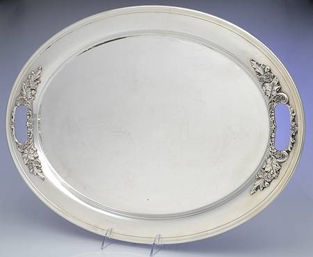 Buttercup (Silverplate, Hollowware) Large Silverplate Waiter Tray