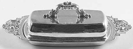 Hispana (Silverplate, Hollowware) 1/4 Pound Covered Butter & Liner