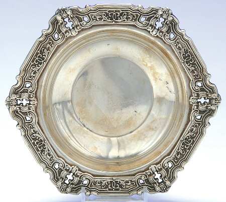 Hispana (Silverplate, Hollowware) Small Silverplate Bon Bon Bowl