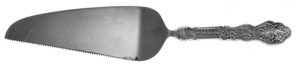 Versailles (Sterling, 1991) Pie and Cake Server with Stainless Blade