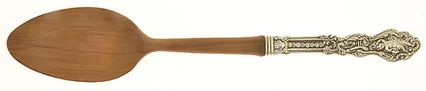 Versailles (Sterling, 1991) Salad Serving Spoon with Wooden Bowl