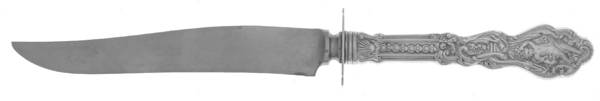 Versailles (Sterling, 1991) Small Carving Knife W/Sterling Guard