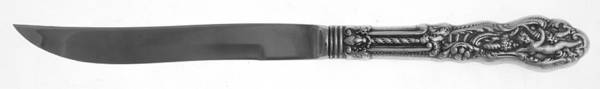 Versailles (Sterling, 1991) Individual Monogram Steak Knife w/Bevel Blade
