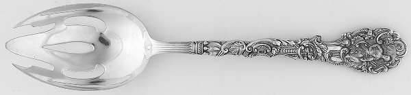 Versailles (Sterling, 1991) Pierced Tablespoon (Serving Spoon)