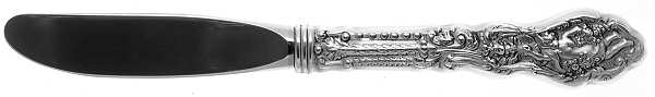Versailles (Sterling, 1991) Modern Hollow Butter Spreader (Stainless)
