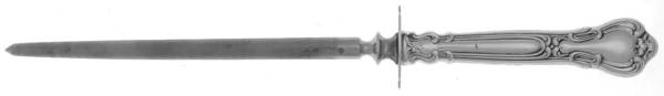 Chantilly (Sterling, 1950, "Gorham", No Monograms) Small Steel Rod Sharpener Knife