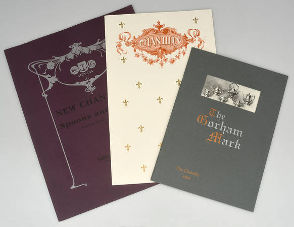 Chantilly (Sterling, 1950, "Gorham", No Monograms) (Set of 3) Chantilly Catalogs