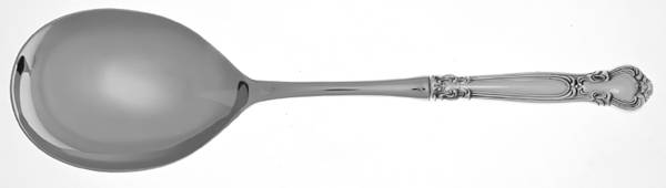 Chantilly (Sterling, 1950, "Gorham", No Monograms) Smooth Casserole Spoon with Stainless Bowl by Gorham Silver