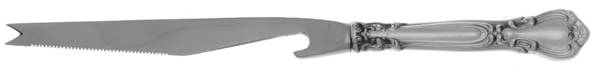 Chantilly (Sterling, 1950, "Gorham", No Monograms) Bar Knife Hollow Handle
