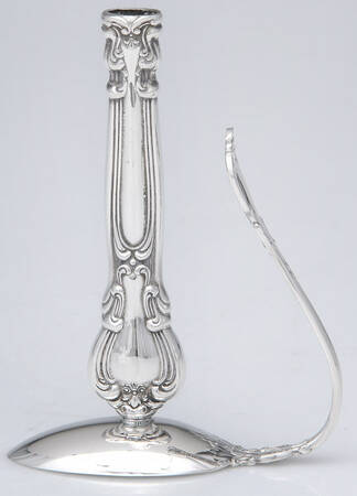 Chantilly (Sterling, 1950, "Gorham", No Monograms) Bud Vase Solid with Handle HC