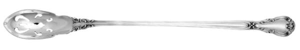 Chantilly (Sterling, 1950, "Gorham", No Monograms) Anniversary Long Handle Olive Spoon