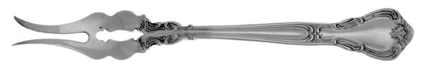 Chantilly (Sterling, 1950, "Gorham", No Monograms) Butter Pick with Two Tines and Pierced Bowl HC