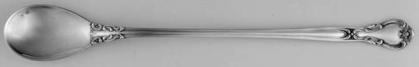 Chantilly (Sterling, 1950, "Gorham", No Monograms) Individual Long Handled Lemonade Spoon