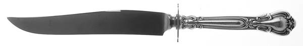 Chantilly (Sterling, 1950, "Gorham", No Monograms) Small Steak Carving Knife with Stainless Blade