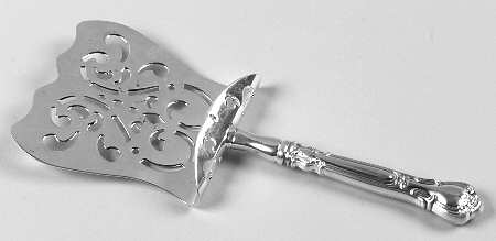 Chantilly (Sterling, 1950, "Gorham", No Monograms) Hollow Asparagus Server with Silverplate Hood