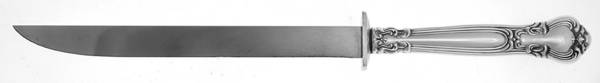 Chantilly (Sterling, 1950, "Gorham", No Monograms) Knife-Carving/Sm-Stn Bld/Steak