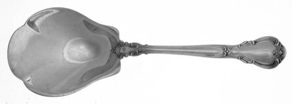 Chantilly (Sterling, 1950, "Gorham", No Monograms) Large Solid Berry/Casserole Spoon