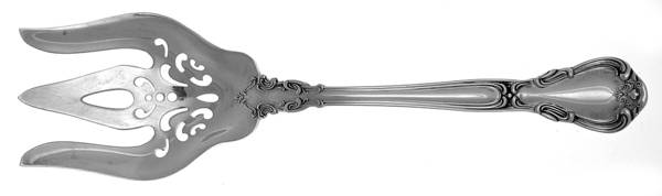 Chantilly (Sterling, 1950, "Gorham", No Monograms) Solid Salad Serving Fork