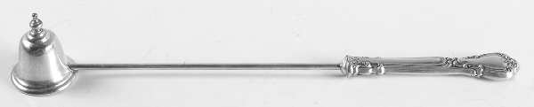 Chantilly (Sterling, 1950, "Gorham", No Monograms) Candle Snuffer with Sterling Implement