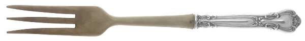 Chantilly (Sterling, 1950, "Gorham", No Monograms) Salad Serving Fork Wooden Prongs