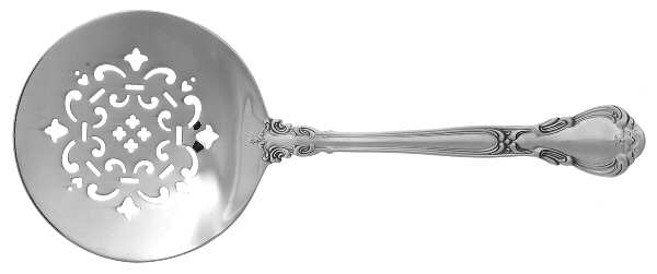 Chantilly (Sterling, 1950, "Gorham", No Monograms) Tomato Server, Solid Piece