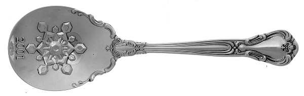 Chantilly (Sterling, 1950, "Gorham", No Monograms) Christmas Spoon