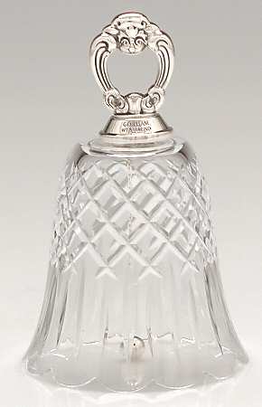 Chantilly (Sterling, 1950, "Gorham", No Monograms) Sterling Handle Crystal Bell