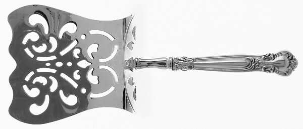 Chantilly (Sterling, 1950, "Gorham", No Monograms) Asparagus Server with Stainless Bowl