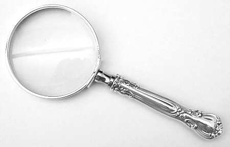 Chantilly (Sterling, 1950, "Gorham", No Monograms) Magnifying Glass