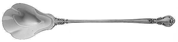 Chantilly (Sterling, 1950, "Gorham", No Monograms) Large Lettuce Serving Spoon