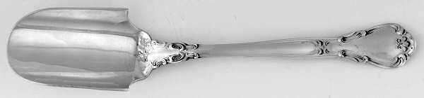Chantilly (Sterling, 1950, "Gorham", No Monograms) Anniversary Solid Piece Cheese Scoop